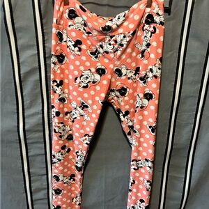 Lularoe Tall & Curvy Disney Minnie Mouse Leggings TC